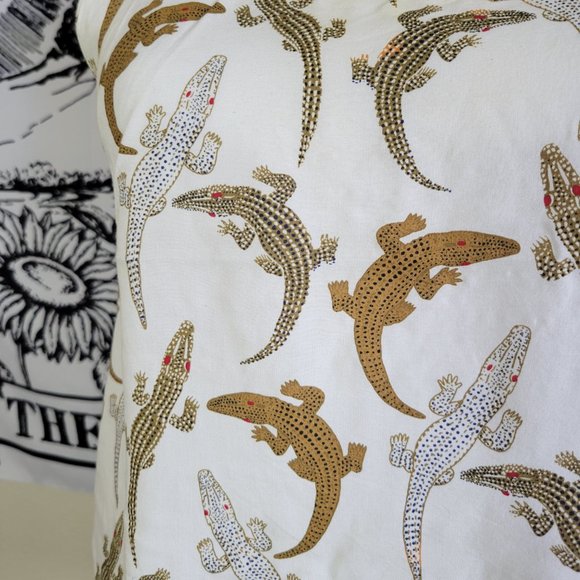 SZ 2 H&M Crocodile Tank Top Blouse - Picture 4 of 6